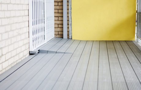 AliDeck Aluminium Decking Boards Installed In East London Development