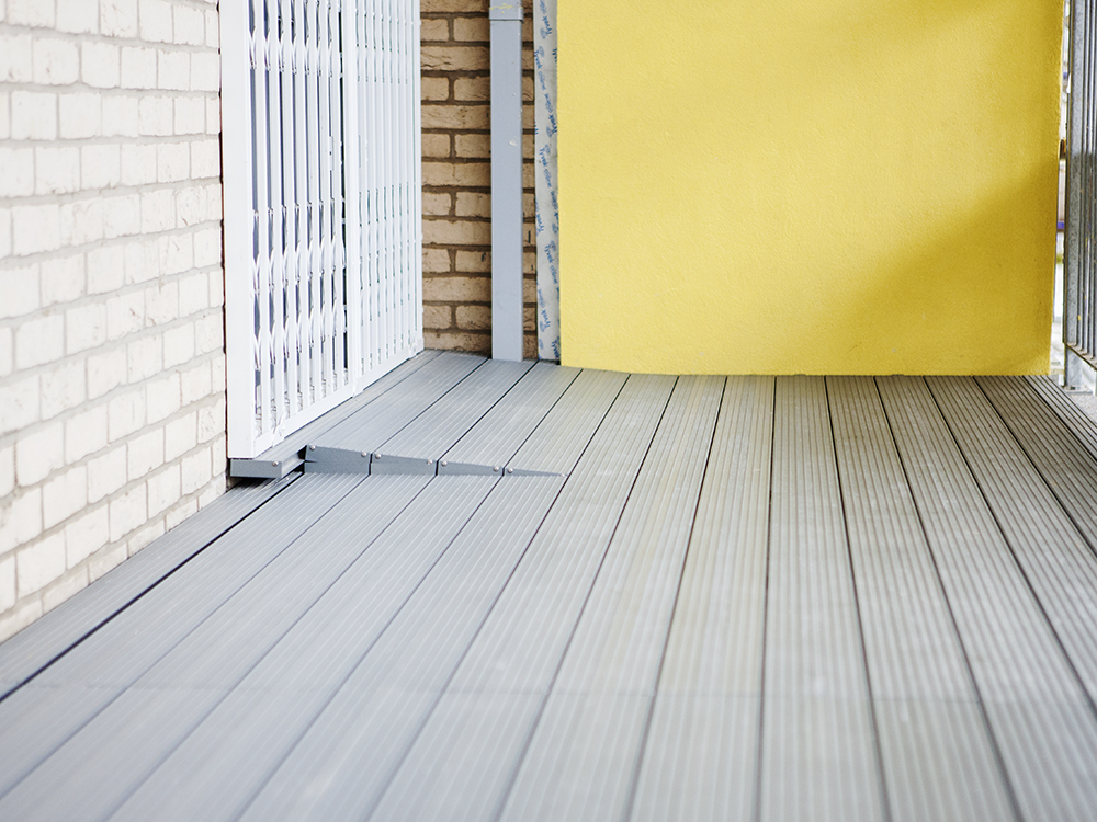 AliDeck Aluminium Decking Boards Installed In East London Development