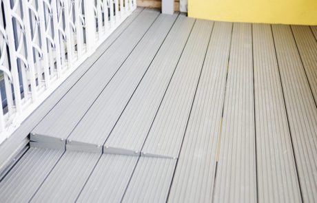 AliDeck Aluminium Decking Boards Installed In East London Development