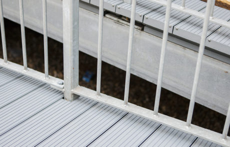 AliDeck Aluminium Decking Boards Installed In East London Development