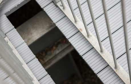 AliDeck Aluminium Decking Boards Installed In East London Development