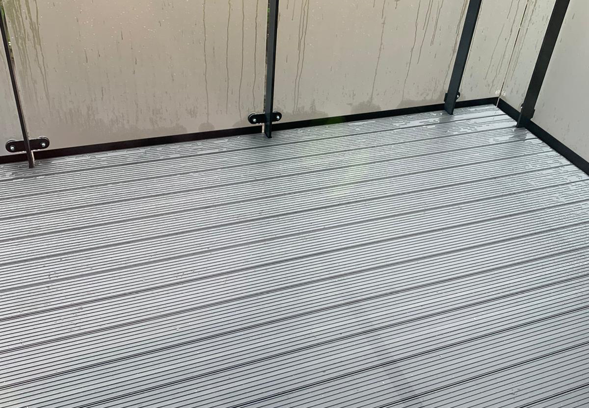 AliDeck Aluminium Balcony Metal Decking Installed in Edgware