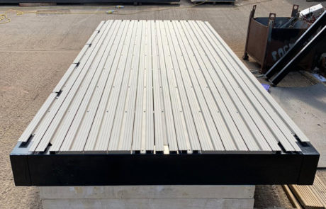AliDeck Aluminium Metal Decking Board Installed On Balcony Project In Stevenage