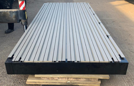 AliDeck Aluminium Metal Decking Board Installed On Balcony Project In Stevenage