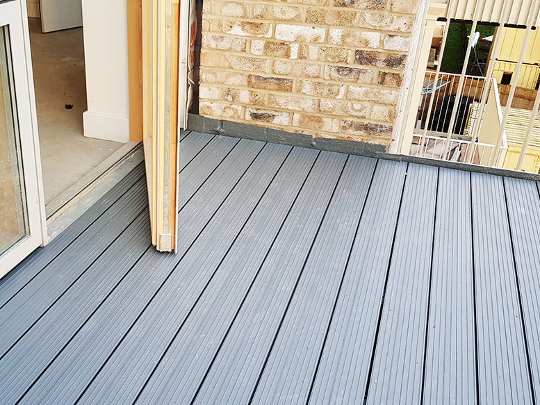 AliDeck Metal Decking Installed on Balconies in Bromley