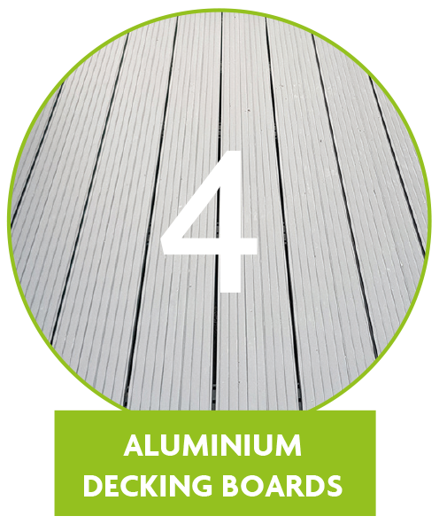 non combustible aluminium decking boards