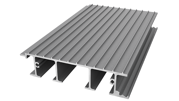 AliDeck aluminium metal decking A-Rated Standard Interlocking Board