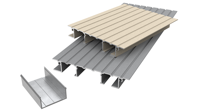 AliDeck Lite Board is our new cost-effective metal decking board designed for use in the replacement and retrofit market, ideal for housing associations and local authorities looking to use aluminium decking to replace timber or composite solutions