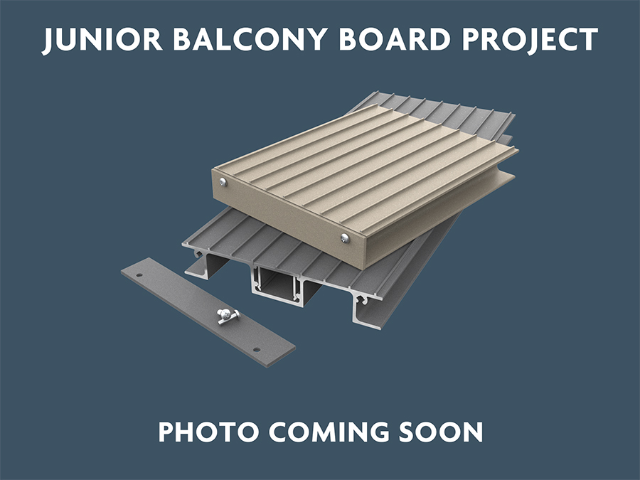Aluminium Balcony Decking Project in Taunton, Somerset for Taunton Fabrications Ltd