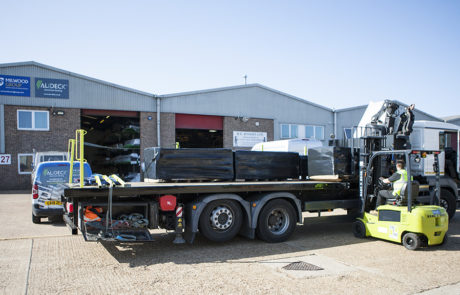 AliDeck Non-Combustible Aluminium Metal Decking Bespoke Order Delivery