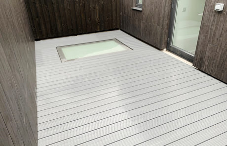 AliDeck Non-Combustible Aluminium Metal Decking Used In Balcony Refurbishment Project In Lewisham