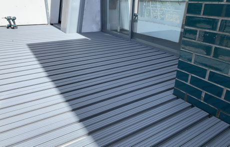 AliDeck Non-Combustible Aluminium Metal Decking Installed To Fire-Escape Balconies in Elephant & Castle London Redevelopment