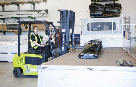 AliDeck non-combustible aluminium metal decking orders satisfied from AliDeck Rochester HQ