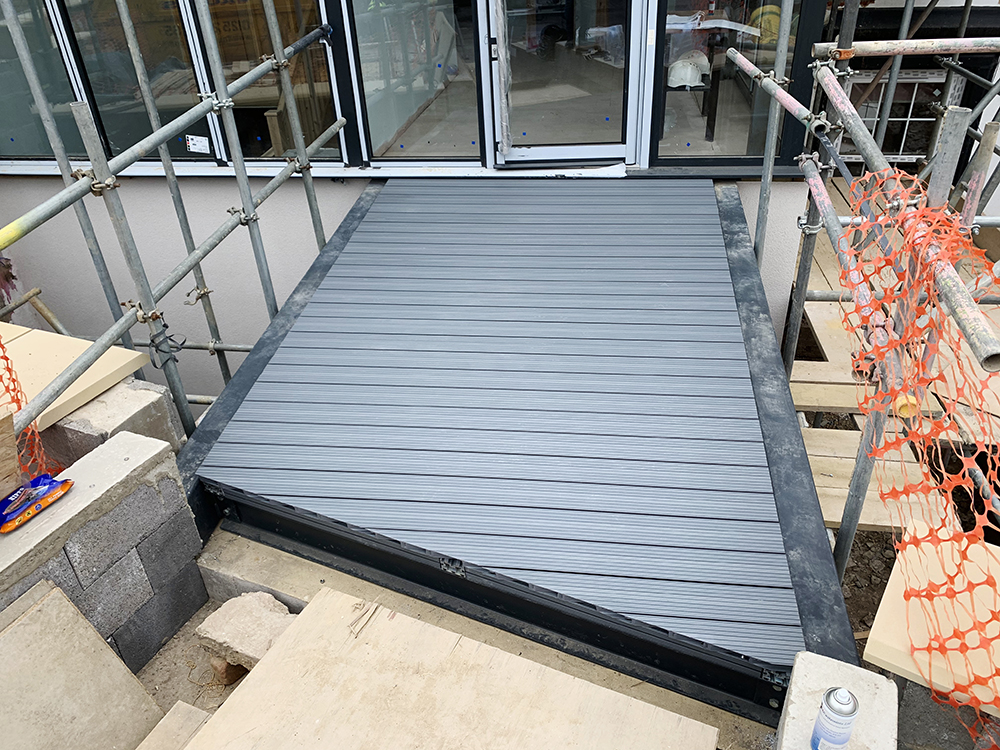 AliDeck Non-Combustible Aluminium Metal Decking Walkway In High Wycombe