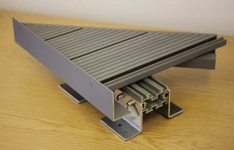 AliDeck Non-Combustible Aluminium Metal Decking Balcony Sample