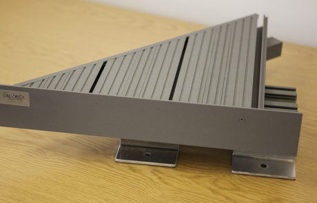 AliDeck Non-Combustible Aluminium Metal Decking Balcony Sample