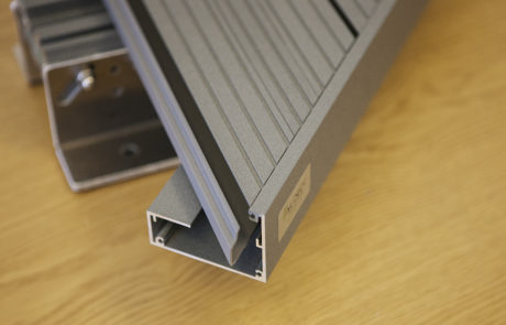 AliDeck Non-Combustible Aluminium Metal Decking Balcony Sample