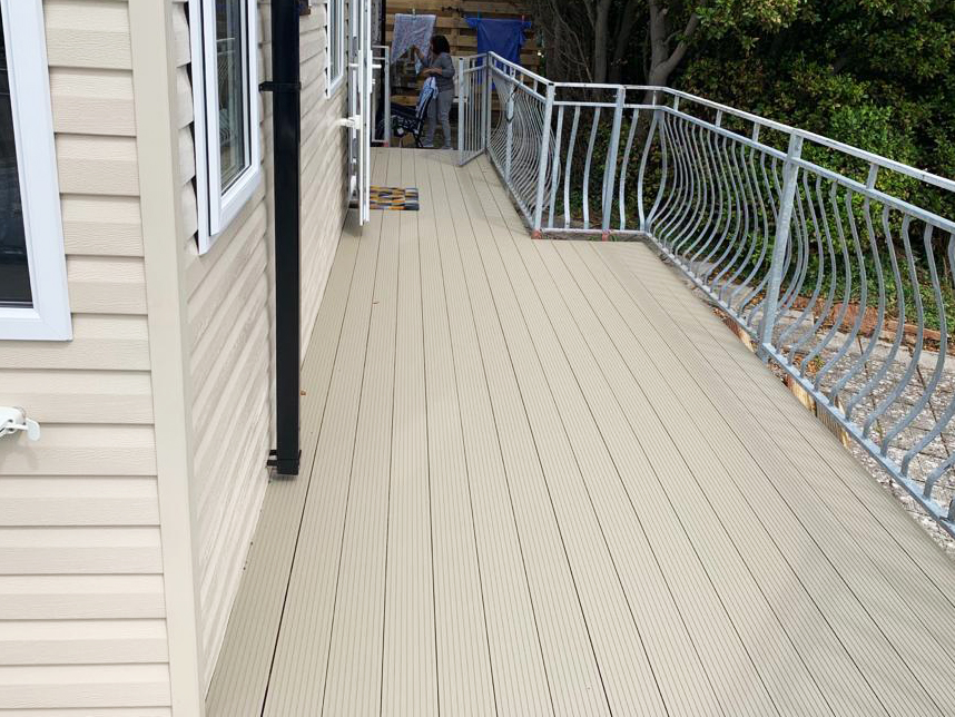 AliDeck Non-Combustible Aluminium Metal Decking for Static Caravan in Wales