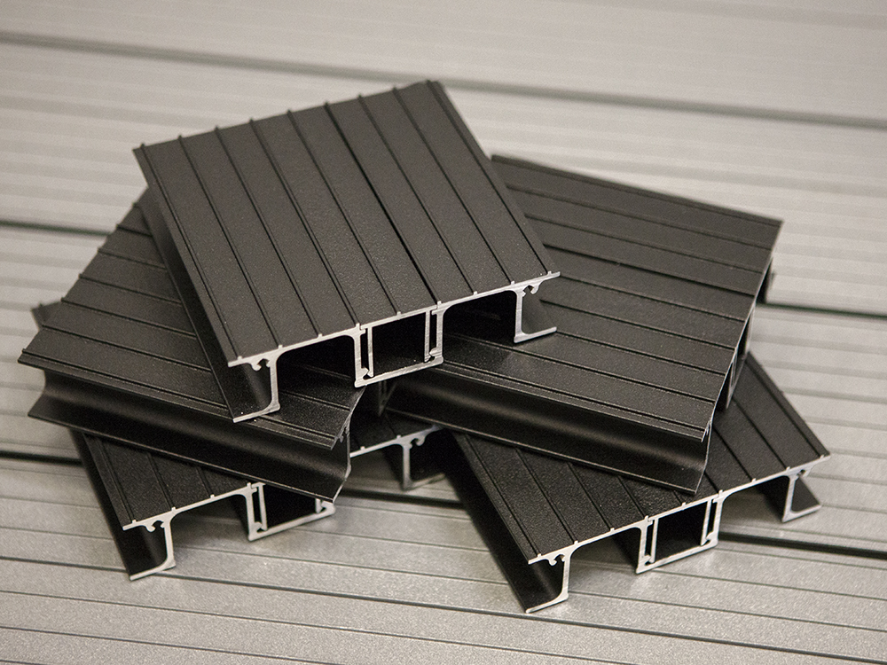 AliDeck Non-Combustible Aluminium Metal Decking RAL 9005 Jet Black Standard