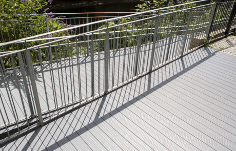 AliDeck Non-Combustible Aluminium Metal Decking Walkway Instillation