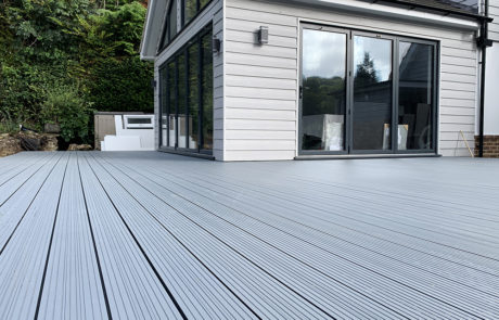 AliDeck Non-Combustible Aluminium Metal Decking Alu Installations Caterham Decking Install