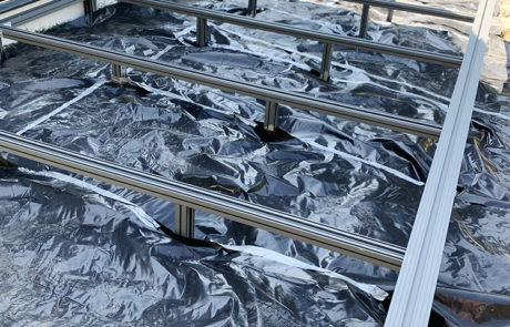 AliDeck Non-Combustible Aluminium Metal Decking Alu Installations Caterham Decking Install