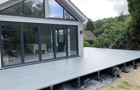 AliDeck Non-Combustible Aluminium Metal Decking Alu Installations Caterham Decking Install