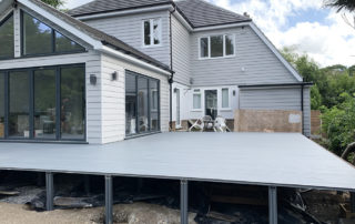 AliDeck Non-Combustible Aluminium Metal Decking Alu Installations Caterham Decking Install