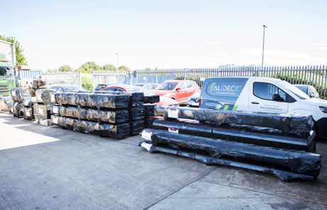 AliDeck Non-Combustible Aluminium Metal Decking 10 Tonne Delivery from Rochester, Kent