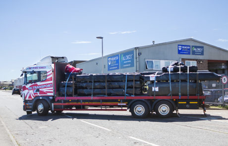AliDeck Non-Combustible Aluminium Metal Decking 10 Tonne Delivery from Rochester, Kent
