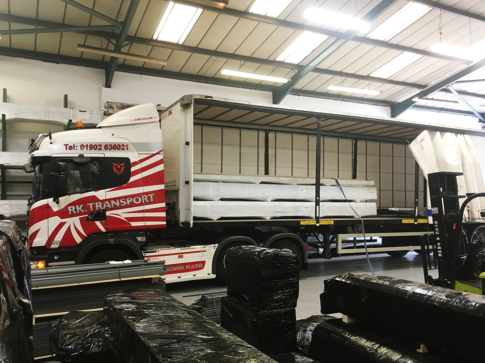 AliDeck Non-Combustible Aluminium Metal Decking Bespoke Order Delivery
