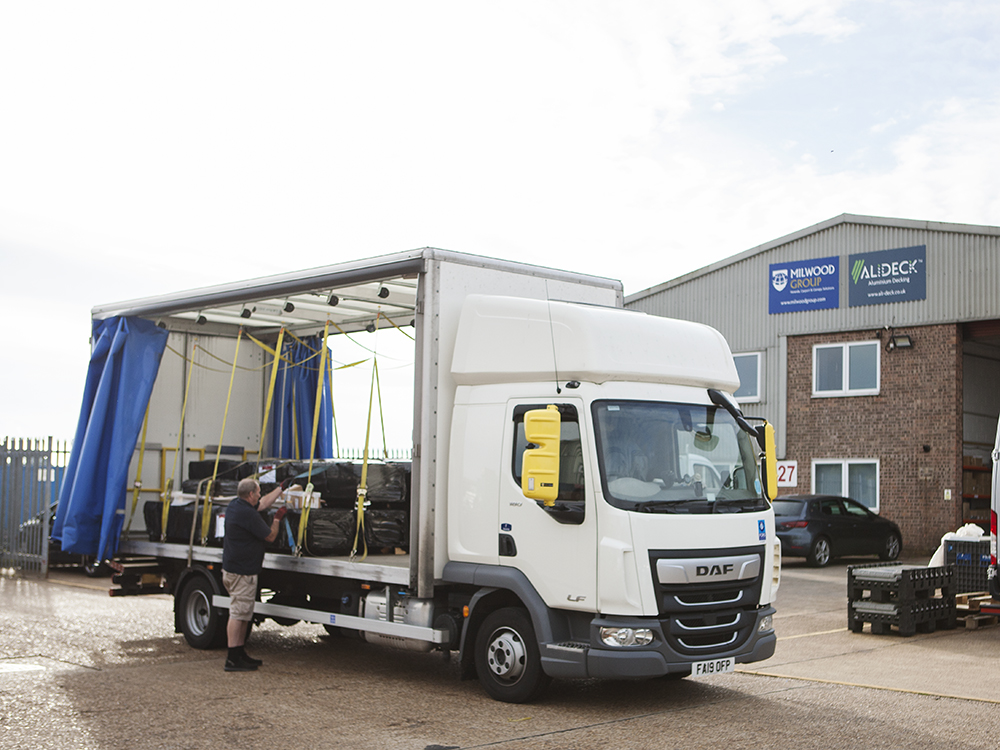 AliDeck Non-Combustible Aluminium Metal Decking Delivery to Berkshire