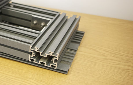 Non-Combustible Aluminium AliClad Flow Balcony Soffit Cladding System Sample