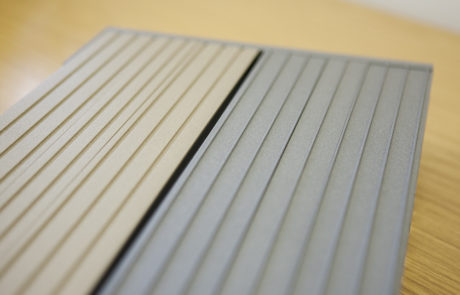 AliDeck Non-Combustible Aluminium Metal Decking Joist Gutter Sample