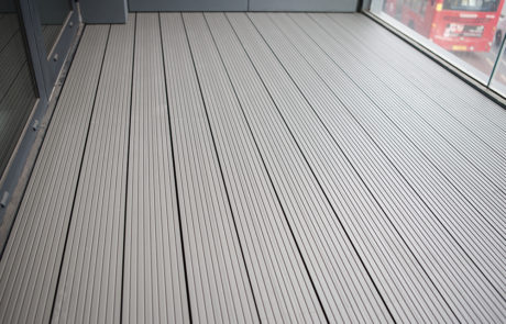 AliDeck Non-Combustible Aluminium Metal Decking Installation in Woolwich, London