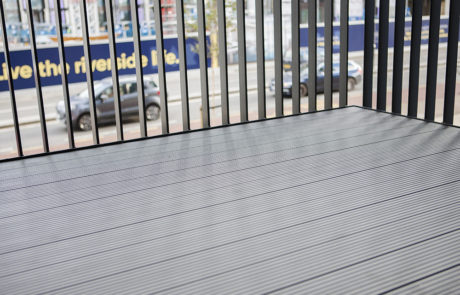 AliDeck Non-Combustible Aluminium Metal Decking Installation in Woolwich, London