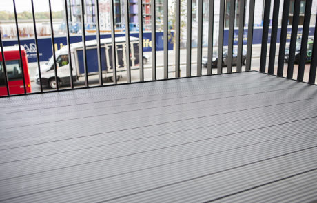 AliDeck Non-Combustible Aluminium Metal Decking Installation in Woolwich, London