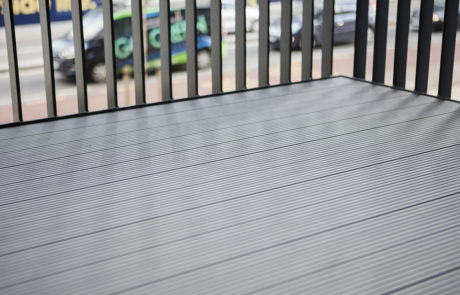 AliDeck Non-Combustible Aluminium Metal Decking Installation in Woolwich, London