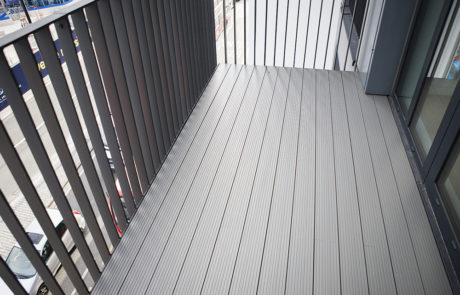 AliDeck Non-Combustible Aluminium Metal Decking Installation in Woolwich, London