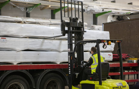AliDeck Non Combustible Aluminium Metal Decking Delivery In And Out