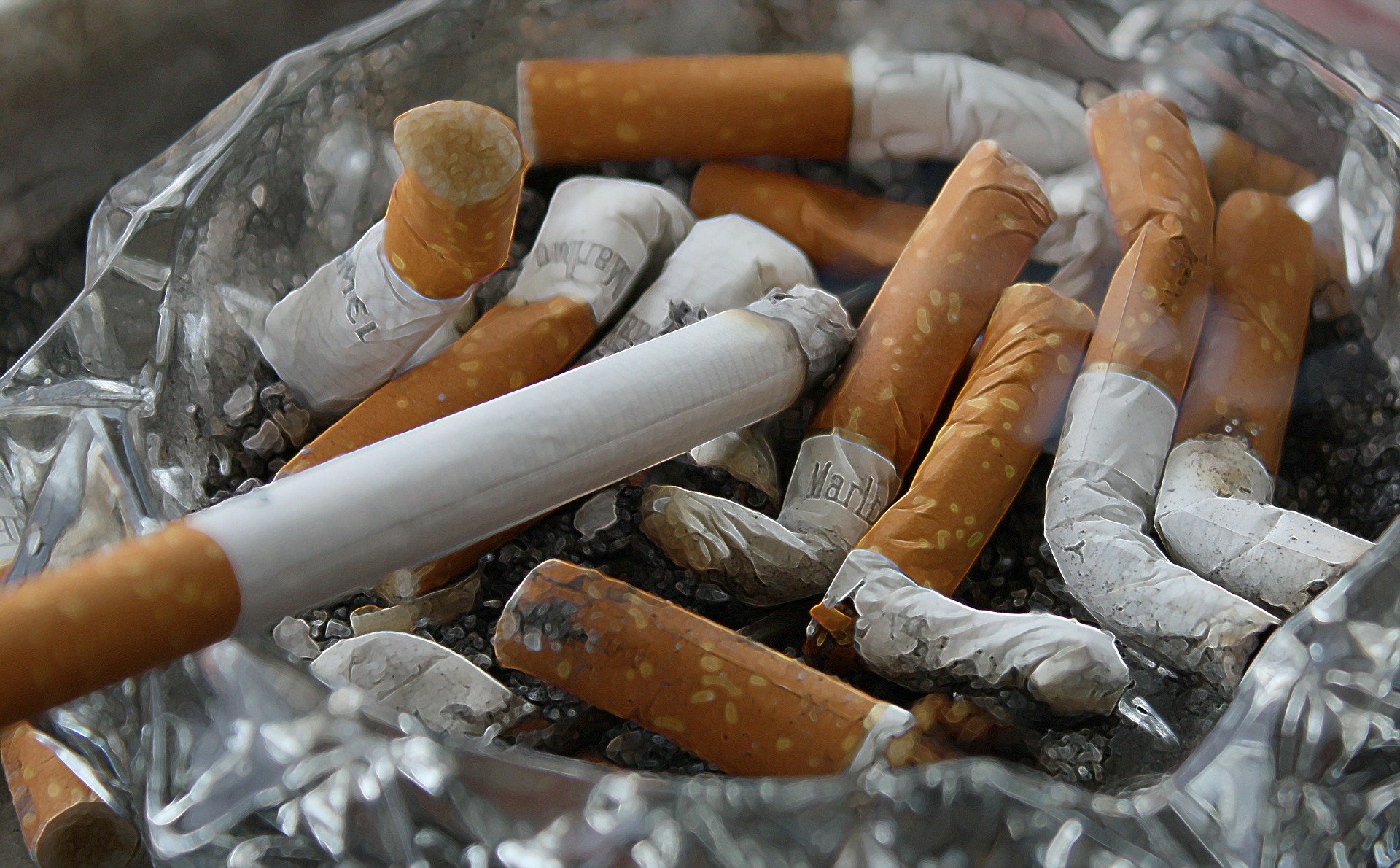 StopTober Campaign Bunch Of Cigarettes