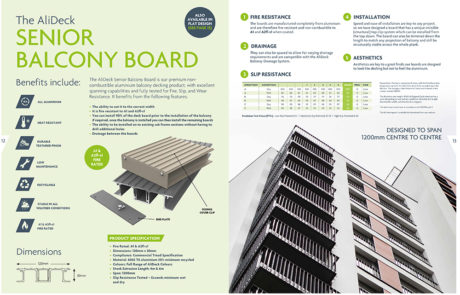 The New AliDeck Aluminium Decking Brochure