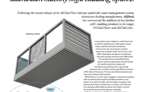 AliClad Balcony Soffit Cladding Featured In ABC&D Magazine