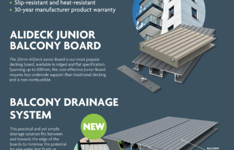 AliDeck Junior Balcony Board and Drainage System Featured In FC&A Magazine