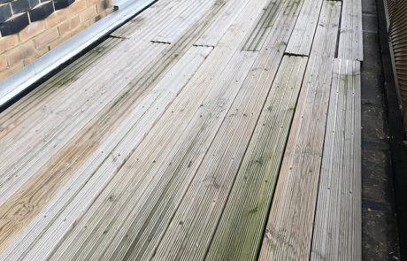 AliDeck Non-Combustible Aluminium Decking Installation in Lewisham to Replace Timber Decking