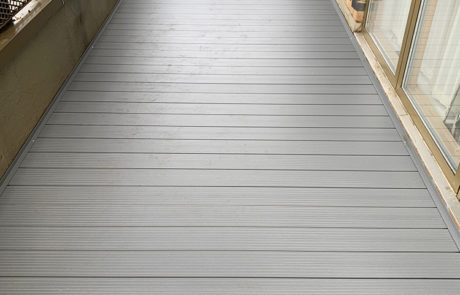 AliDeck Non-Combustible Aluminium Decking Installation in Lewisham to Replace Timber Decking