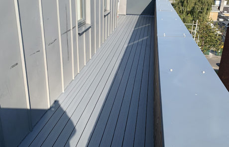 AliDeck Non-Combustible Aluminium Decking Installation in Lewisham to Replace Timber Decking