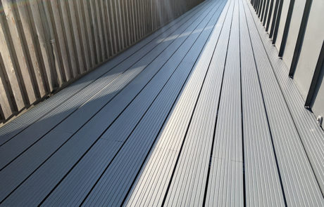 AliDeck Non-Combustible Aluminium Decking Installation in Lewisham to Replace Timber Decking