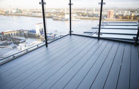 AliDeck Non-Combustible Fire-Resistant Aluminium Decking Board for Balconies, Terraces, and Walkways