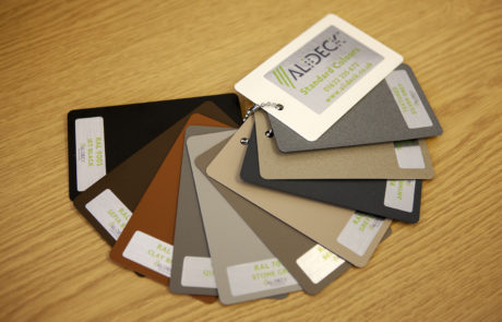 AliDeck Non-Combustible Aluminium Decking Standard Colours Swatch